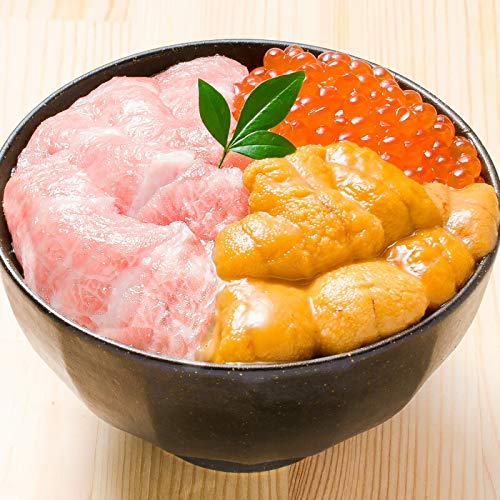 Amazon.co.jp: 築地の王様 築地の海鮮丼セット (極み) 本マグロ大トロ